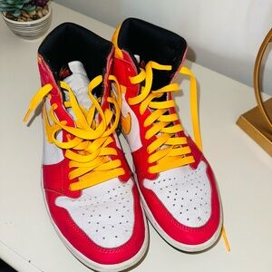 Jordan 1 Retro High OG light fusion red Style 555088-603